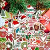 100 adesivos de Natal em desenho animado com elementos festivos para decoração DIY em cadernos, copos de água e agendas, disponíveis para atacado