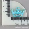 Accesorios para el cabello de corona Pasador Material Banda de goma Borde con diamantes brillantes Pinza Accesorios de pegamento de crema para manualidades Accesorios de resina para niños Accesorios para funda de teléfono móvil