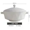 Cuenco Octogonal Cerámico Creativo para el Hogar Jingdezhen Hueso de China Hotel Club Cuenco Cerámico para Comedor Cuenco para Sopa Recipiente para Sopa