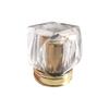 Cubierta de perfume acrílica esférica de plástico ABS, resina galvanizada de PP, piedra de madera, cubierta en forma de 1, aleación de aluminio perfilada cuadrada