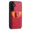 Adecuado para Samsung A56 Estuche con Hebilla Magnética Desmontable para Tarjetas A36/A16/A55/M13 Funda Trasera para Teléfono para Insertar Tarjetas