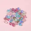 11*8mm Cristal Imitación Transparente Grano de Café Cuentas de Vidrio Hecho a Mano DIY Pulsera Collar Cuentas Accesorios de Joyería Venta al por Mayor