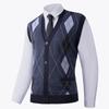 Otoño e Invierno 2025 Nuevo Suéter para Hombre Transfronterizo Chaqueta Cárdigan con Cuello en V Chaleco Jacquard Grueso Talla Grande Top para Hombre