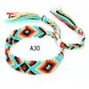 Popular en Europa y América: Pulseras Tejidas Arcoíris Hechas a Mano en Estilo Étnico Nepalí, Venta al por Mayor de Joyería