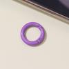 Anillo de resorte de color de 25 mm, hebilla de actividad de círculo de metal, accesorios de bricolaje, carcasa de teléfono móvil, gancho de hardware, llavero