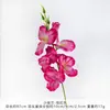 Pequeño ramo de flores artificiales de orquídea para bodas, decoraciones de flores artificiales de seda de alta gama, productos terminados para decoración de sala de estar, venta al por mayor