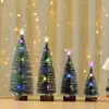 Árvore de Natal de Pinheiro Luminosa Estilo Novo com Luzes, Árvore de Natal de PVC, Enfeites Criativos de Árvore de Natal para Desktop e Presentes