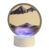Fábrica fonte pintura com areia movediça luminária de mesa sala de estar quarto 3 três-dimensional ampulheta pintura ornamentos de mesa presentes de Ano Novo atacado