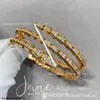 Baojia Edición Alta Pulsera de Serpiente Ins Diseño de Nicho Sentido de Nivel Lleno de Luz de Diamante Lujo Exquisito Pulsera Exquisita Pulsera de Hueso de Serpiente