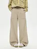 Pantalones de Trabajo Sueltos Estilo Americano para Hombres y Mujeres, Pantalones Rectos de Pierna Ancha Ajustados Retro para Adolescentes, Pantalones Largos Casuales de Alta Gama para Hombres