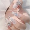 Accesorios para Uñas con Colgante de Copo de Nieve 2026, Decoraciones Populares para Uñas, Pedrería de Diamante, Gemas Súper Brillantes para Uñas