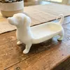 Bestseller transfronteiriço joia minimalista de basset hound impressa em 3D, anel de quarto, relógio, bandeja de armazenamento de chaves, peça decorativa
