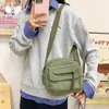 Pana Otoño 2025 Nueva Moda Color Sólido Estilo Campus ins Chica Fresca Tendencia Bolso Pequeño Cruzado al Hombro