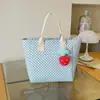 Bolsa Saco de Bolinhas Fresca e Estilosa, Bolsa Tote de Grande Capacidade, Bolsa de Mão de Alto Valor Estilo Universitário, Bolsa para o Dia a Dia