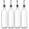 Botella de Aceite Amazon Transfronteriza, Botella de Aceite Doméstica Antigoteo, Gran Capacidad, Antifugas, Apertura y Cierre Automáticos, Botella de Aceite de Vidrio, Sin Goteo de Aceite