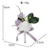 Estilo Floresta Casamento Noivo Noiva Flor de Pulso Lapela Combinação Série Flor Artificial Rosa Baile de Formatura Homens Mulheres