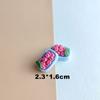 Serie de Frutas Tridimensionales para Comer y Jugar Accesorios de Resina Pegamento Cremoso diy Funda para Teléfono Móvil Accesorios para el Cabello Titular Parche para Refrigerador