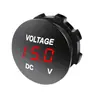 Batería Modificada para Coche y Barco 12V/24V Voltimetro Automotriz Digital Universal Monitor de Voltaje DC LED Embebido