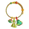 Pulsera de Cuerda Colorida del Festival del Bote del Dragón con Ajenjo, Colgante de Bolsita de los Doce Signos del Zodíaco, Pulsera Tejida a Mano de Zongzi para Niños y Adultos