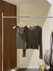 [Primer Lanzamiento] Conjunto de Chaleco y Cárdigan de Dos Piezas para Mujer TZB827 con Doce Líneas de Acetato Tencel Suave para Principios de Otoño