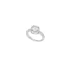 Anillo Exquisito Pequeño de Cubo de Azúcar de Circonita Estilo Coreano para Mujer, Diseño Único, Anillo Abierto Ajustable para el Dedo Índice, Anillo Muy Hermoso
