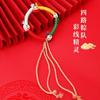 Pulsera de mano de hilo de algodón hecho a mano boutique original Festival del Bote del Dragón cuerda roja joyería pulsera de estilo nacional joyería para hombres y mujeres regalos venta al por mayor