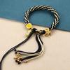 Cuerda de Mano Xizang Frotamiento de Mano Cuerda de Algodón Cuerda de Mano Colorida Pulsera Tejida a Mano Estilo Étnico Thangka Adorno Xizang Pulsera