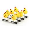 Al por mayor lindo pasador de patito amarillo corazón de melocotón molinillo accesorios para el cabello pato amarillo pollo tocado regalo para niñas niños juguetes