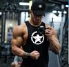 Chaleco de Capitán Talla Grande Ropa para Culturismo Gimnasio Cuello Redondo Pequeño Entrenamiento Deportivo Algodón de Corte Profundo Chaleco para Hombre