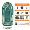 Kayak Bote Inflable Bote de Goma Bote de Asalto Engrosado Bote con Cojín de Aire Resistente al Desgaste Bote de Pesca 2 personas 3 personas 4 personas