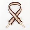 Nueva correa de hombro ancha de nailon colorida, línea dorada brillante, accesorios para bolsos, correa ajustable para hombro, bandolera, correa larga de repuesto