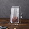 Bolsa Transparente Esmerilada para Empaque de Alimentos de Fruta Deshidratada Sello de Ocho Lados Autoportante con Cierre Ziplock Bolsa de Plástico para Snacks y Alimentos Lista para ser a Prueba de Humedad