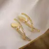 Placa de Incenso para Mosquitos Clipe de Orelha Sem Furos na Orelha Brincos de Cruz com Zircônias Cheias Design Brincos de Tarraxa Brincos de Gás com Textura de Diamante Exquisitos