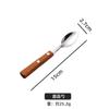 Directo de fábrica Estilo ins nórdico Acero inoxidable 304 Mango de madera de palo de rosa Cuchillo tenedor cuchara cucharilla de té Juego de cubertería occidental