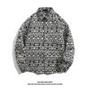 Camisa Retro Bordada de Manga Larga Estilo Japonés para Hombre, Vintage, Barroco, Étnico, Holgada, Casual, Otoño e Invierno, Chaqueta para Pareja