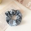 Anillo para el cabello de intestino grueso azul Klein, elegante anillo para el cabello a cuadros, banda para el cabello, accesorios para el cabello.