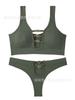Comercio Exterior Europa y América Hueco Sexy Traje de Ropa Interior sin Costuras Mujer Sujetador de Reunión Chaleco Deportivo Transpirable Top Traje Mujer