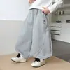 Pantalones Deportivos Sueltos Casuales de Primavera y Otoño para Niños Estilo Coreano Modernos Geniales Elegantes Pantalones Linterna Pantalones de Bebé Comercio Exterior Venta al por Mayor
