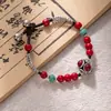 Pulseiras Tecidas Artesanais Mais Vendidas na Fronteira, Pulseiras de Imitação de Turquesa e Cera de Abelha Estilo Étnico Retrô, Acessórios de Pulseiras Nepaleses