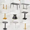 Mesa de Jantar e Cadeiras em Pedra Sinterizada com Borda Envolvente para Catering Comercial, Mesa Combinada para Restaurante, Loja de Macarrão, Churrascaria, Lanchonete
