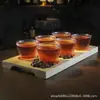 Conjunto de Taças de Vinho Pequenas Estilo Japonês Taça Glacier Copo para Destilados Whiskey Copo para Saquê Copo de Bartender para Coquetéis Copo de Café Lavado à Mão