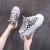 Medias zapatillas para mujer 2023 Primavera Nuevo Versátil delgado transpirable malla malla Zapatos sandalias calzado exterior punta cerrada zapatos blancos