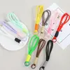 Cordão de Celular de Dupla Trama Criativo Tendência Chaveiro Tecido à Mão Acessório de Celular Simples Versátil Multifuncional Venda por Atacado
