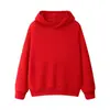 Moletom com capuz liso para homens, fino para primavera/outono, caimento solto, pulôver oversized, design unissex, moletom liso, atacado