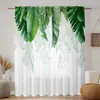 Cortinas Traslúcidas Jit Transfronterizas Personalizadas, Cortinas Visillo Populares de Gran Venta, Pantallas Decorativas para Ventana con Impresión Digital de Atmósfera Semi-Opaca