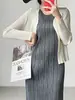 Abrigo Corto Miyake para Mujer, Exquisito y Ligero, Color Sólido, Sencillo y Moderno, Cárdigan Versátil con un Toque de Lujo y Estilo Elegante