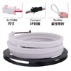 2812 Tira de Luz LED de Silicona Programable Neón Multicolor 5V Tira de Luz Flexible Color Cambiante Fluyente Embebida