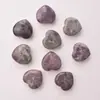 Piedra Natural de Venta Caliente Transfronteriza 30*12 Corazón No Poroso Cristal Rosa Accesorios de Juguete Arqueológico Corazón DIY Pequeño Regalo
