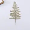 Hojas de Árbol de Hoja de Oro Simulada Hojas Persas Guirnalda de Árbol de Navidad Accesorios de Decoración Hojas de Olivo Hecho a Mano DIY Hojas Simuladas