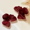 Brincos Transfronteiriços Novos de Flor Vermelha para Mulheres Design com Senso de Atmosfera Brincos da Moda